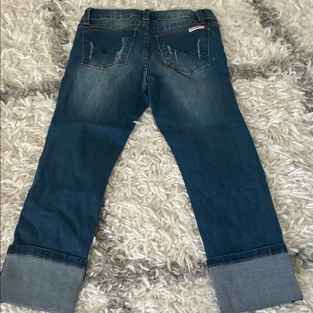 Hudson Jeans Dark Blue Distressed Kids Jeans - Picture 6 of 6